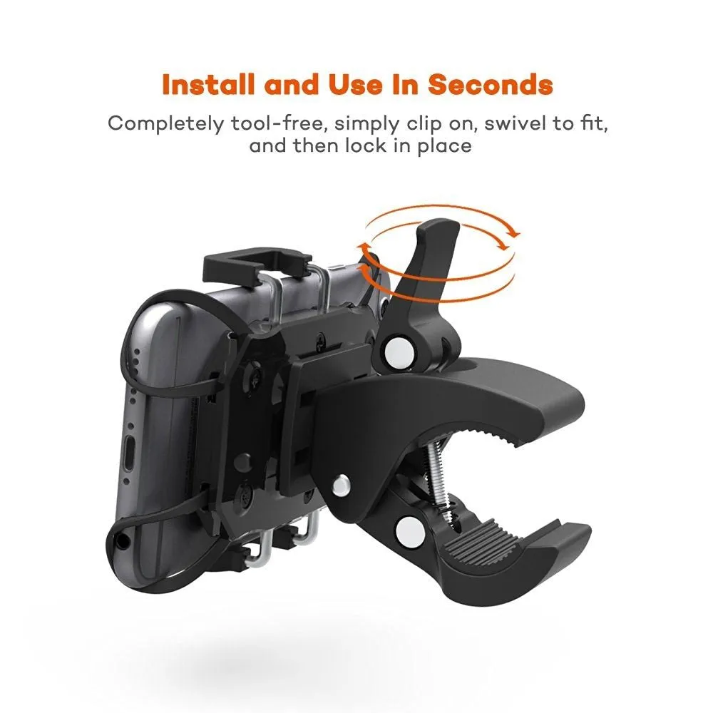 360° Rotatable Motorbike Bicycle Bike Phone Holder Mount Handlebar