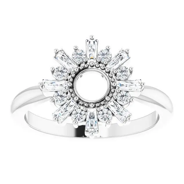 3/8 CTW Diamond Radiance Ring