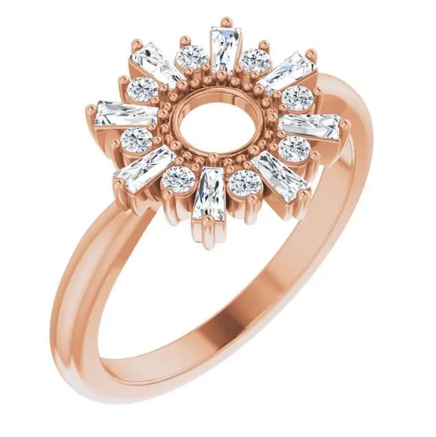 3/8 CTW Diamond Radiance Ring