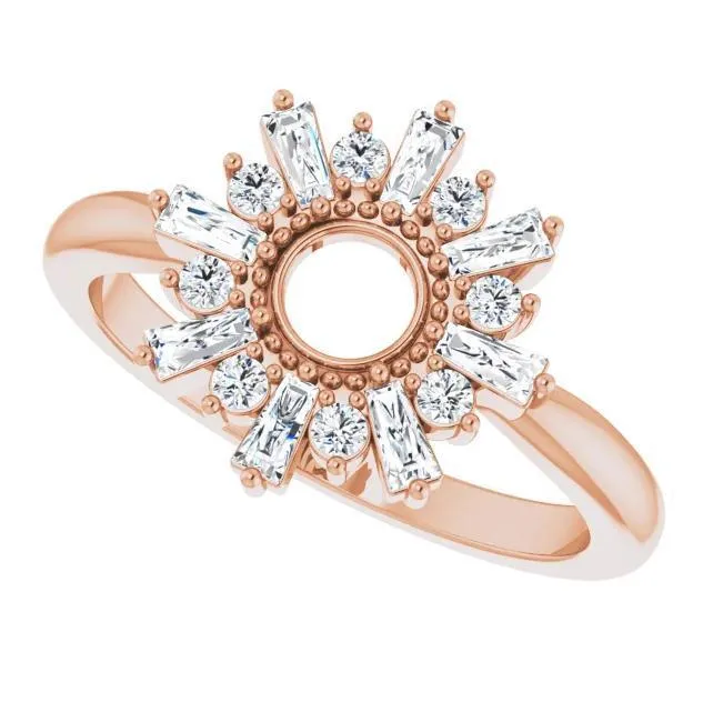 3/8 CTW Diamond Radiance Ring