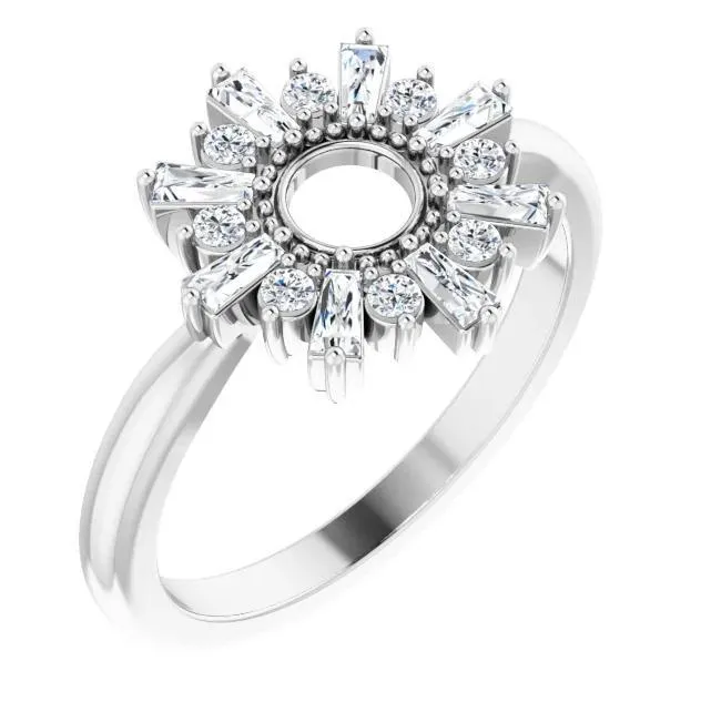 3/8 CTW Diamond Radiance Ring