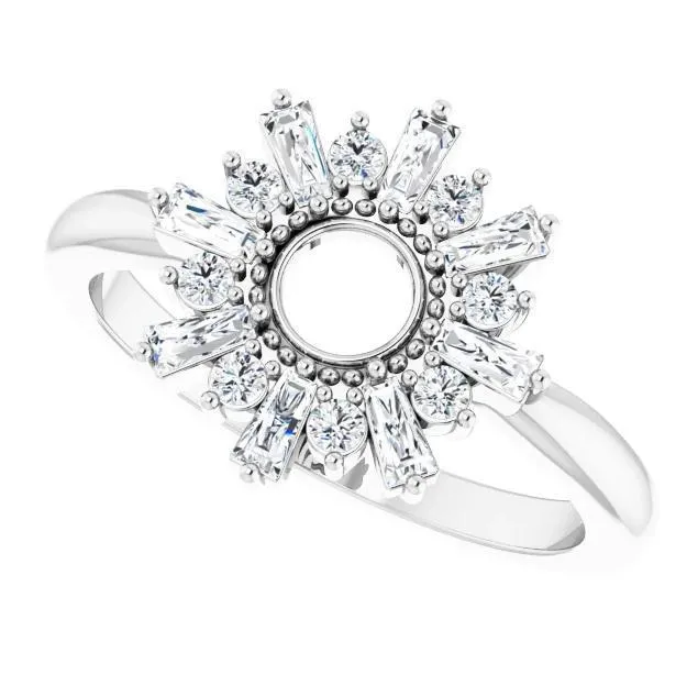 3/8 CTW Diamond Radiance Ring