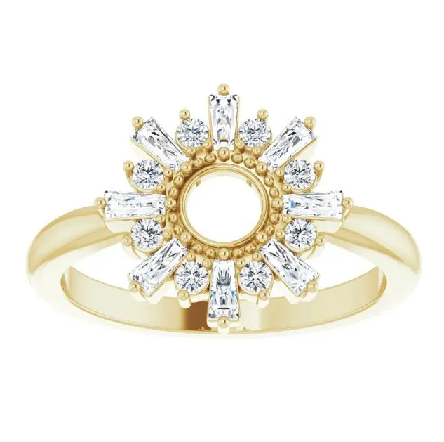 3/8 CTW Diamond Radiance Ring