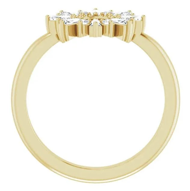 3/8 CTW Diamond Radiance Ring