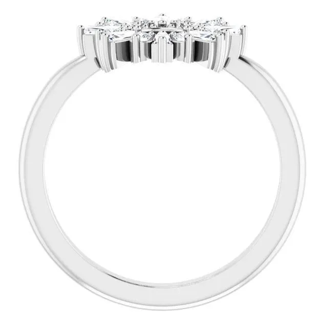 3/8 CTW Diamond Radiance Ring