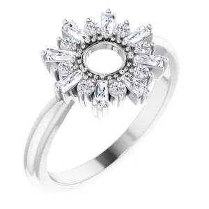 3/8 CTW Diamond Radiance Ring