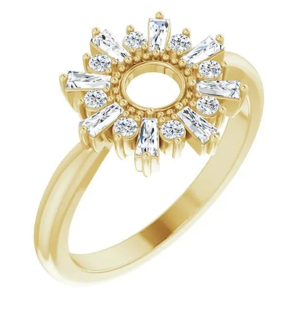 3/8 CTW Diamond Radiance Ring