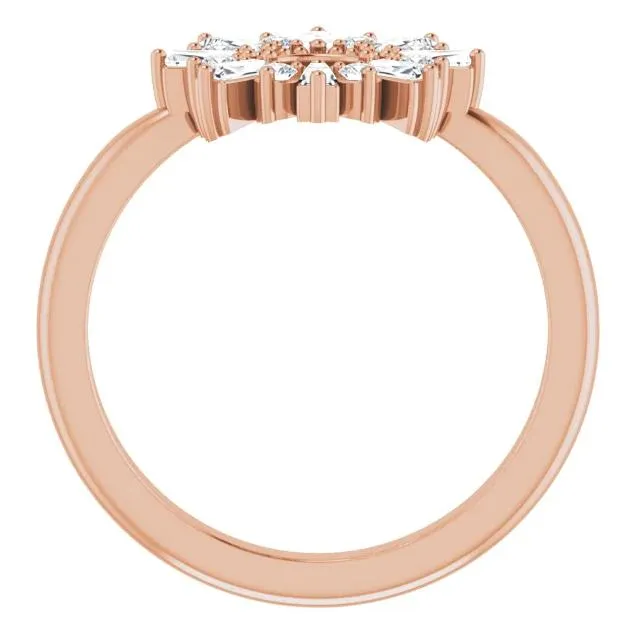 3/8 CTW Diamond Radiance Ring