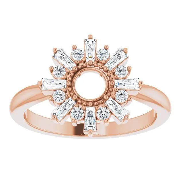 3/8 CTW Diamond Radiance Ring