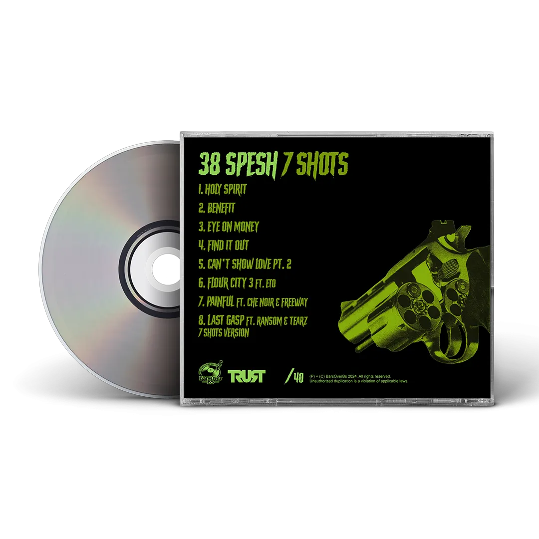 38 Spesh - 7 Shots (Jewel Case CD) (Glass Mastered CD's)