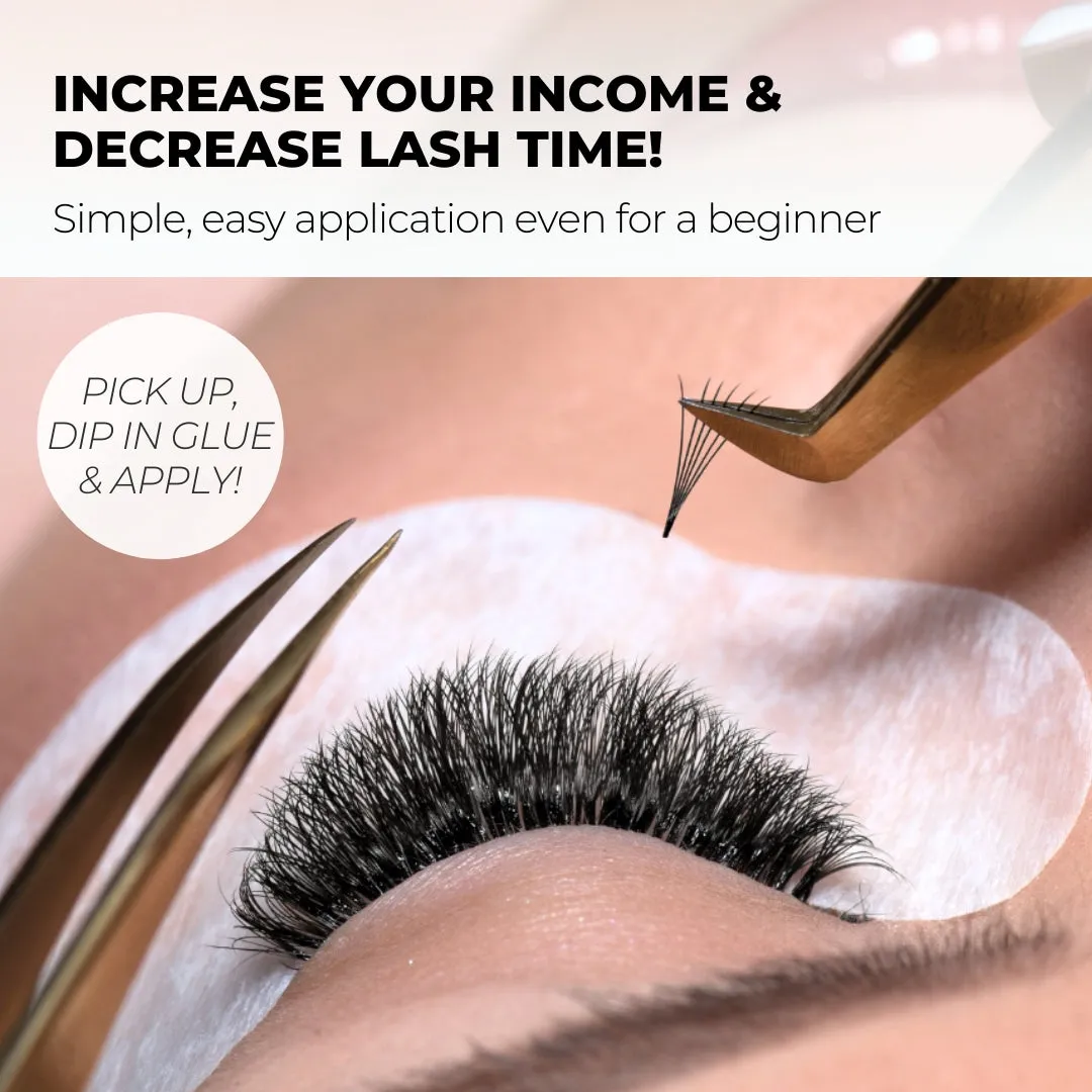 3D Loose Promade Fans - 1000 Premade Volume Lashes