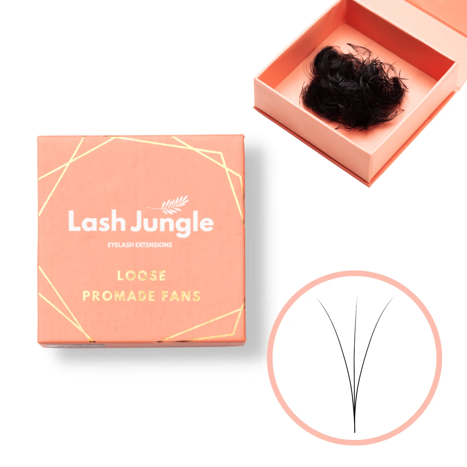 3D Loose Promade Fans - 1000 Premade Volume Lashes