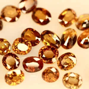 50 ct Reddish Golden Brown Zircon Stones | Combodia Zircons