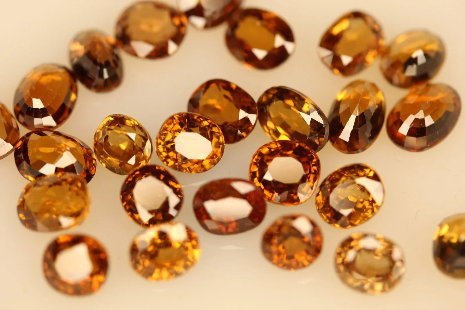 50 ct Reddish Golden Brown Zircon Stones | Combodia Zircons
