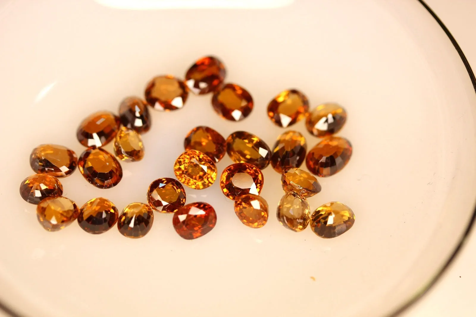 50 ct Reddish Golden Brown Zircon Stones | Combodia Zircons