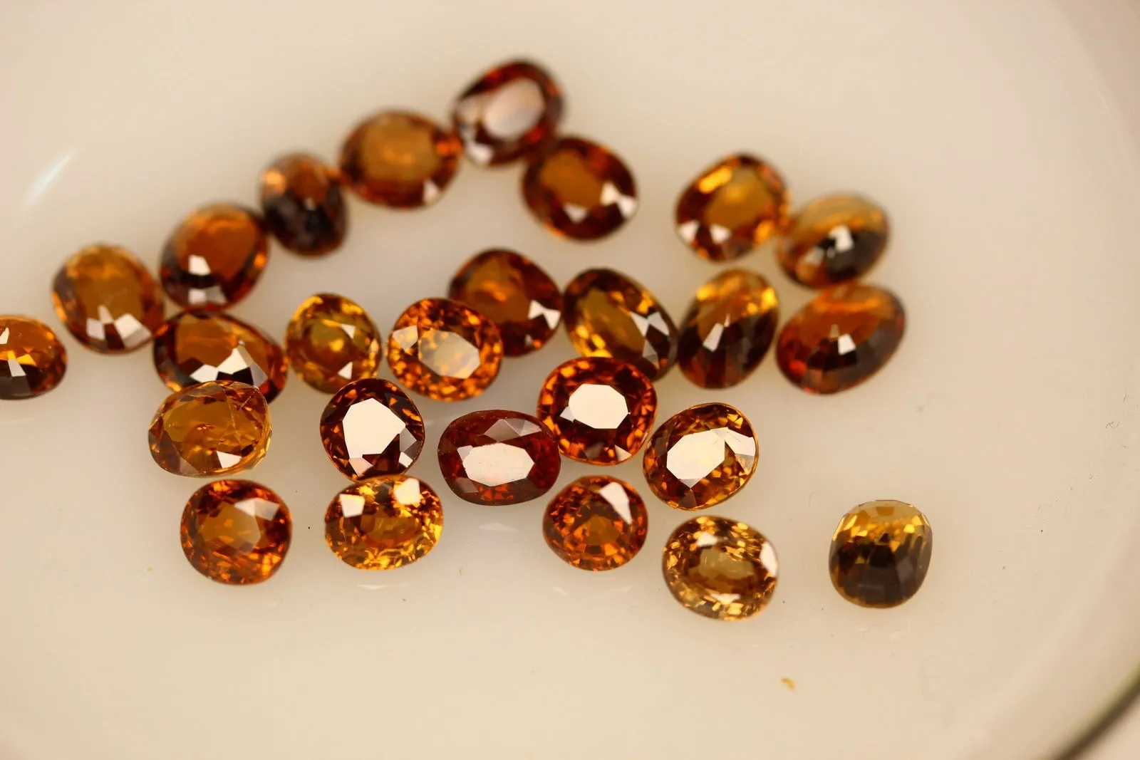 50 ct Reddish Golden Brown Zircon Stones | Combodia Zircons