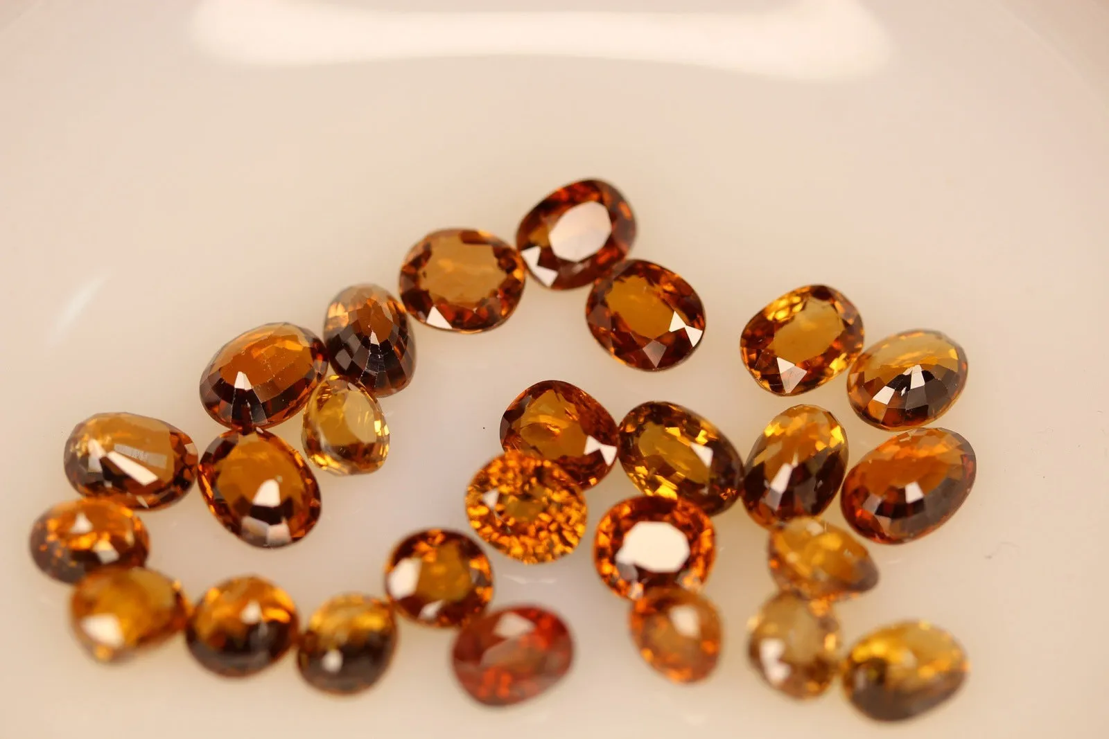 50 ct Reddish Golden Brown Zircon Stones | Combodia Zircons