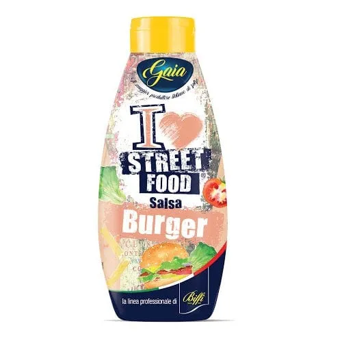 6x Biffi Gaia Salsa Burger Sauce Squeeze 800g