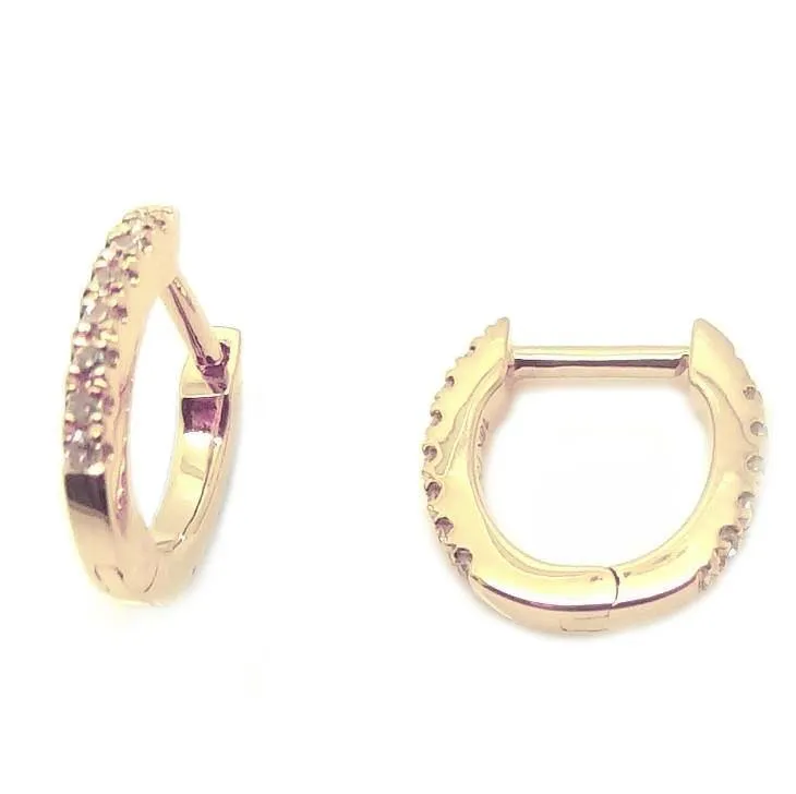 8.5mm Diamond Earrings CE130
