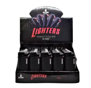 944 - Blink Midnight Black Mini Lighter - (50 Count Display)