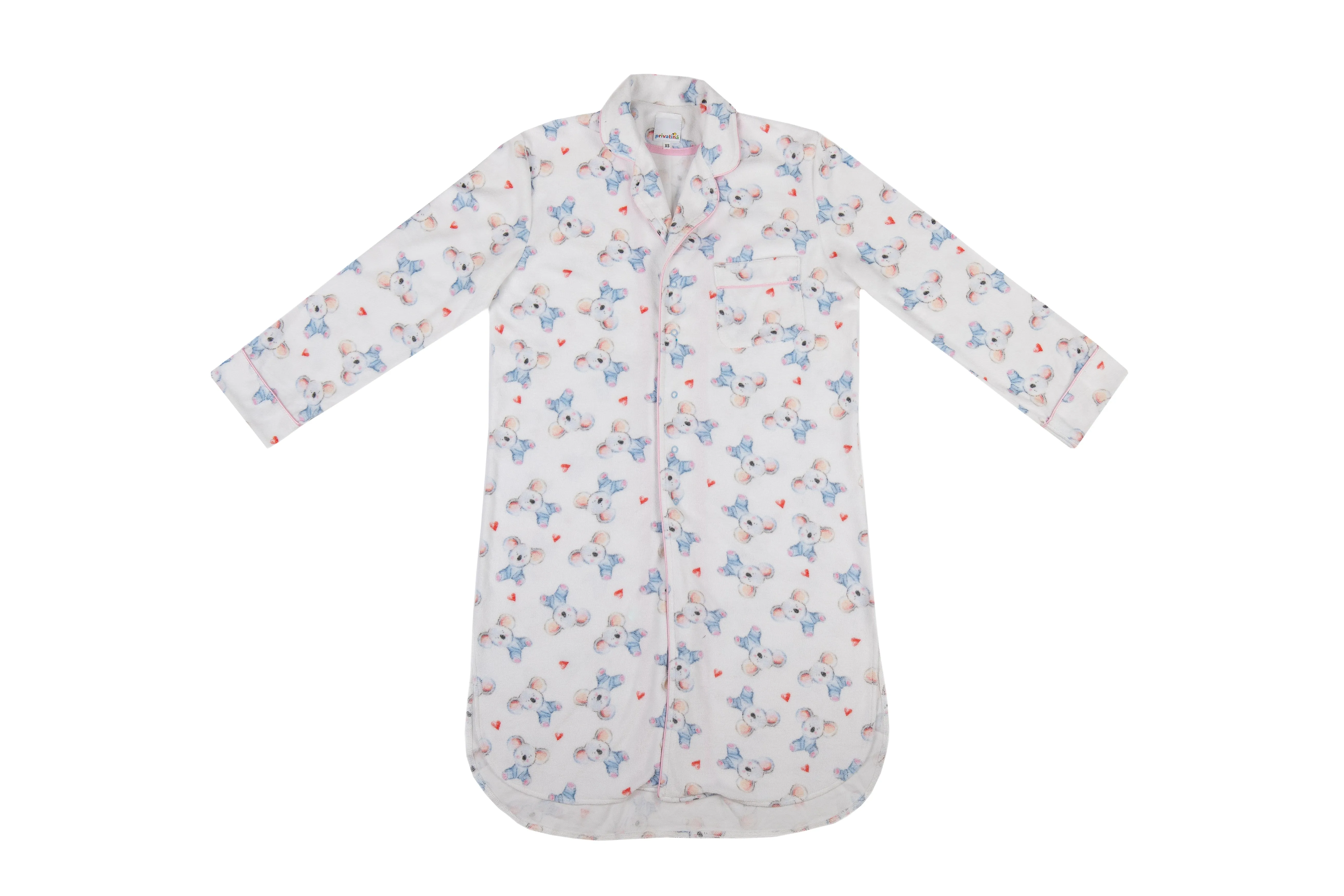 ABDL NIGHTGOWN 'ELEGANT BABY' (TERRY)