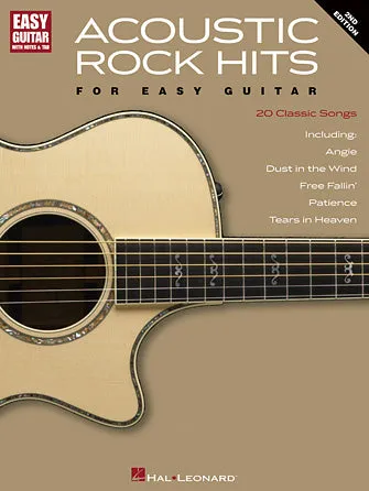 Acoustic Rock Hits for Easy Guitar - 2nd Edition (Easy Guitar with Notes & Tab)