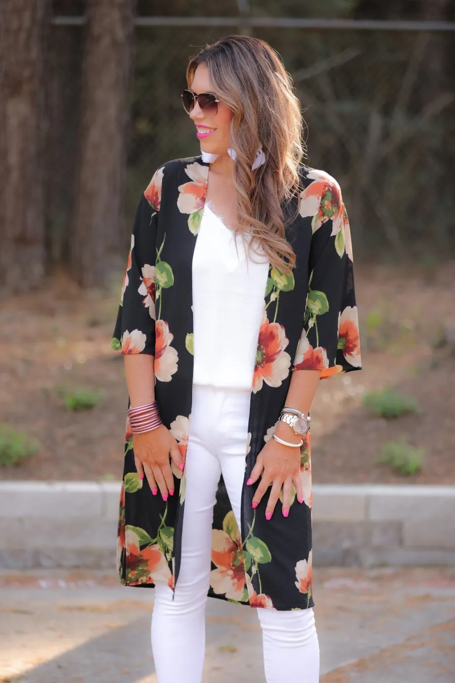 Addison Floral Kimono