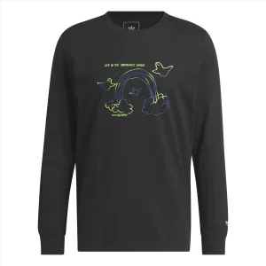 Adidas Shmoofoil Cloudy Long Sleeve T-Shirt - Black