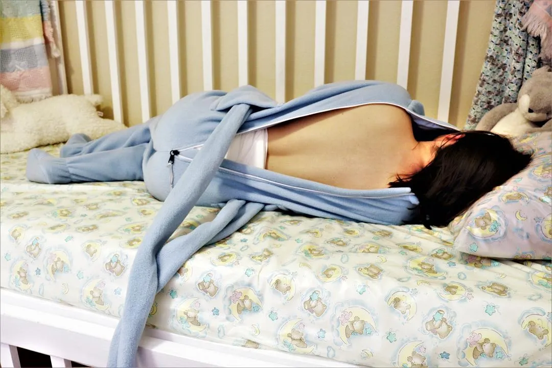 adult baby straitjacket fleece