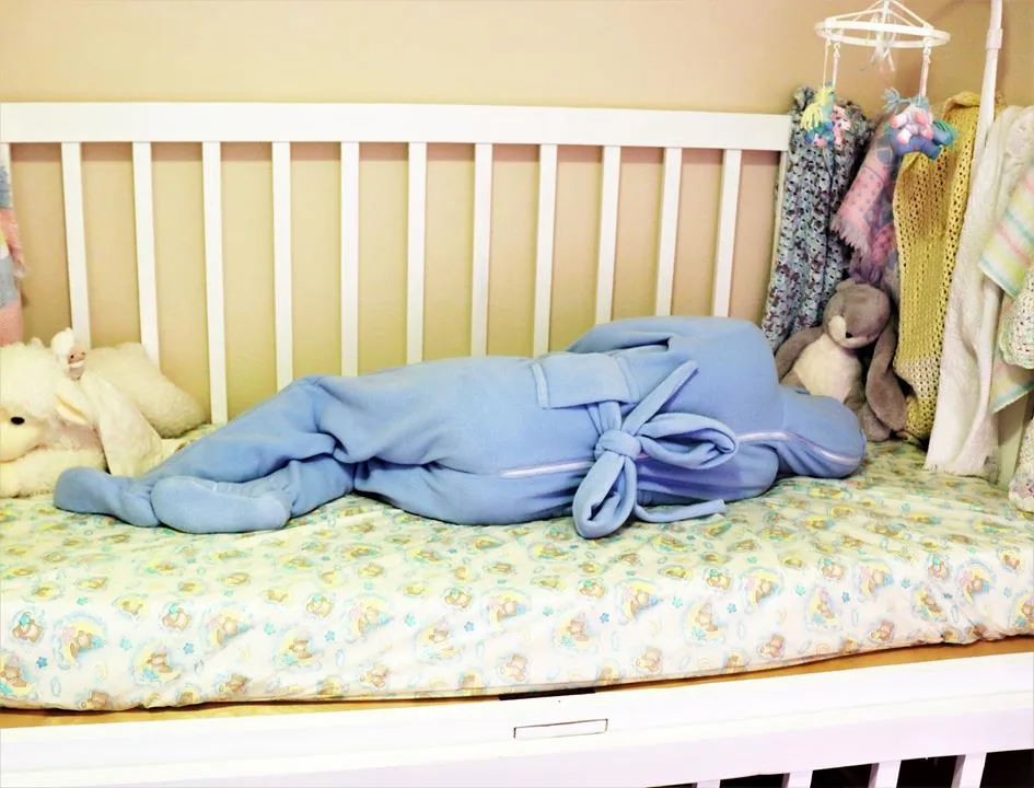 adult baby straitjacket fleece