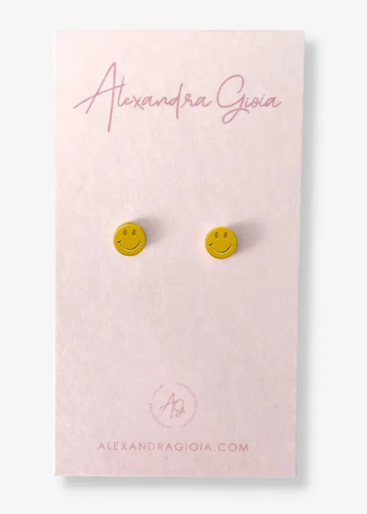 Alexandra Gioia Kid Smiley Studs