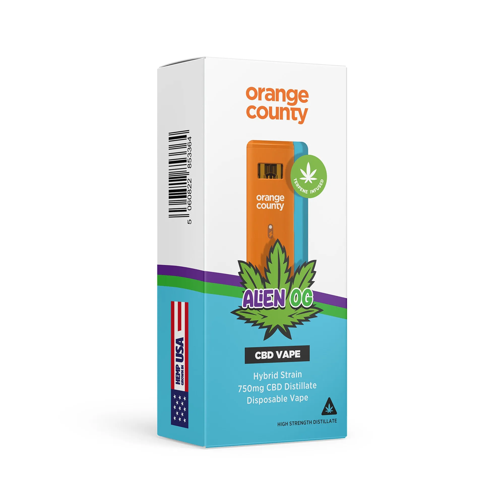 Alien OG 1ml Disposable CBD Vape Pen - (750mg)