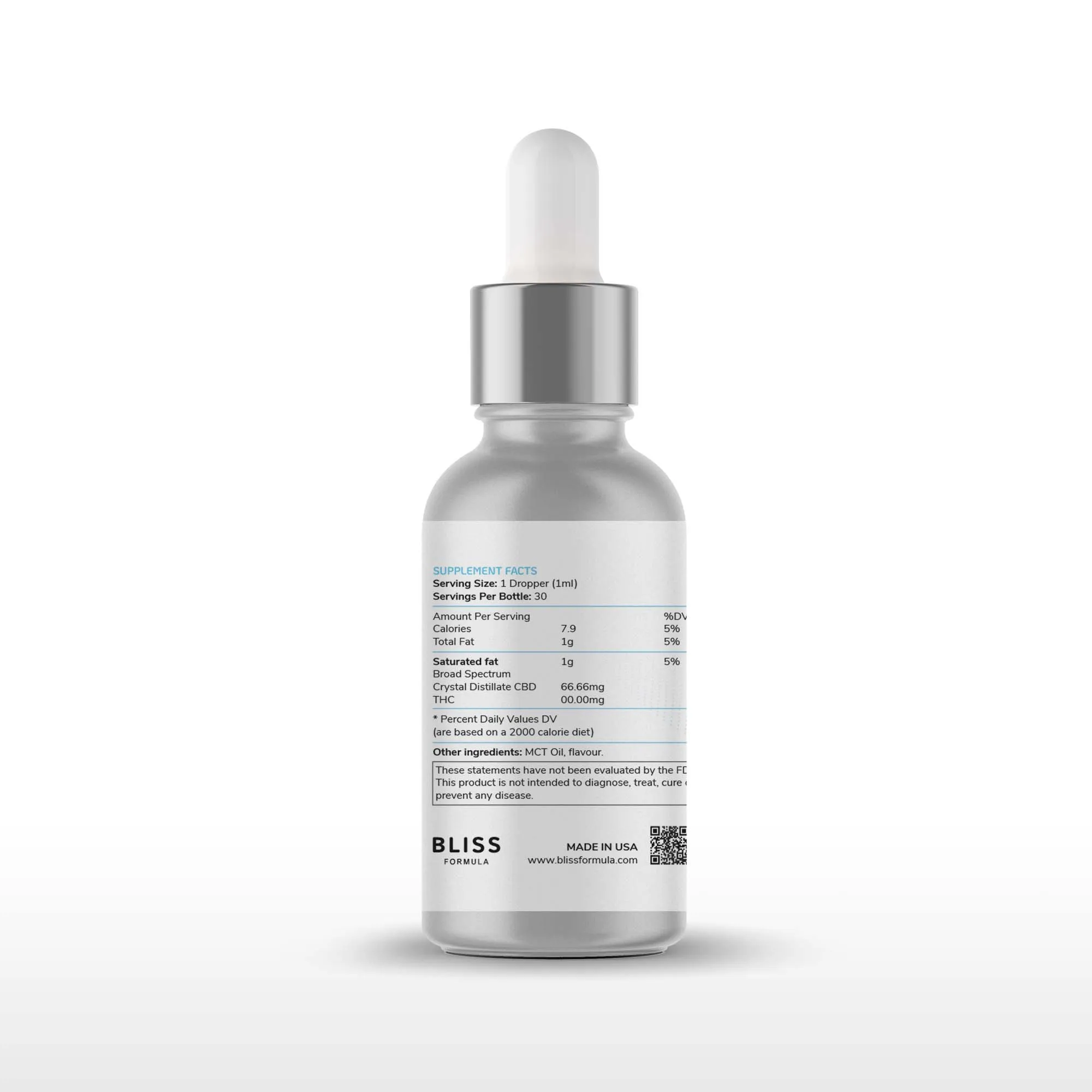 ALL DAY CHILL® 30ml Tincture (2000mg Broad Spectrum CBD)