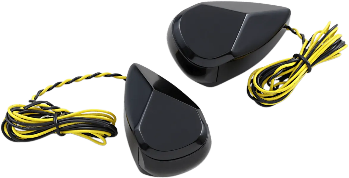 Alloy Art MRL-1R LED Turn Signal - Raw Smoke/Amber Lens