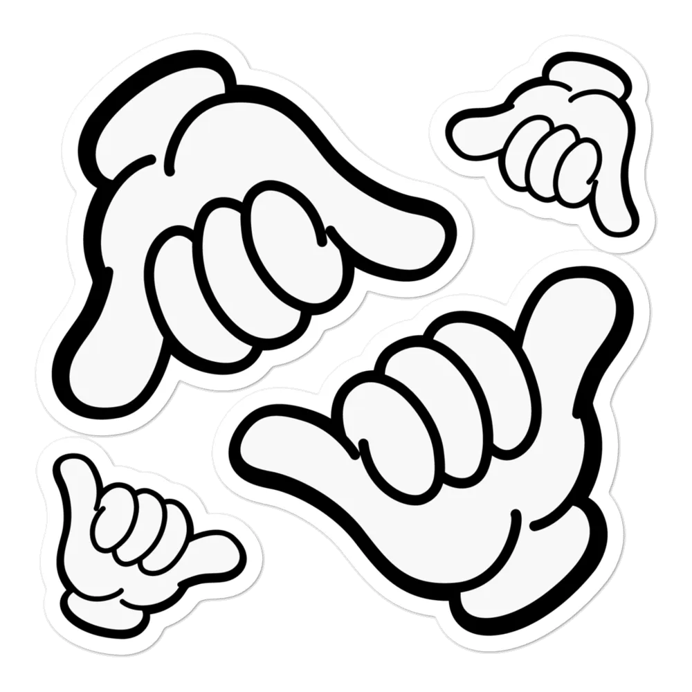Aloha Tribe Hawaii Shaka Sticker Pack