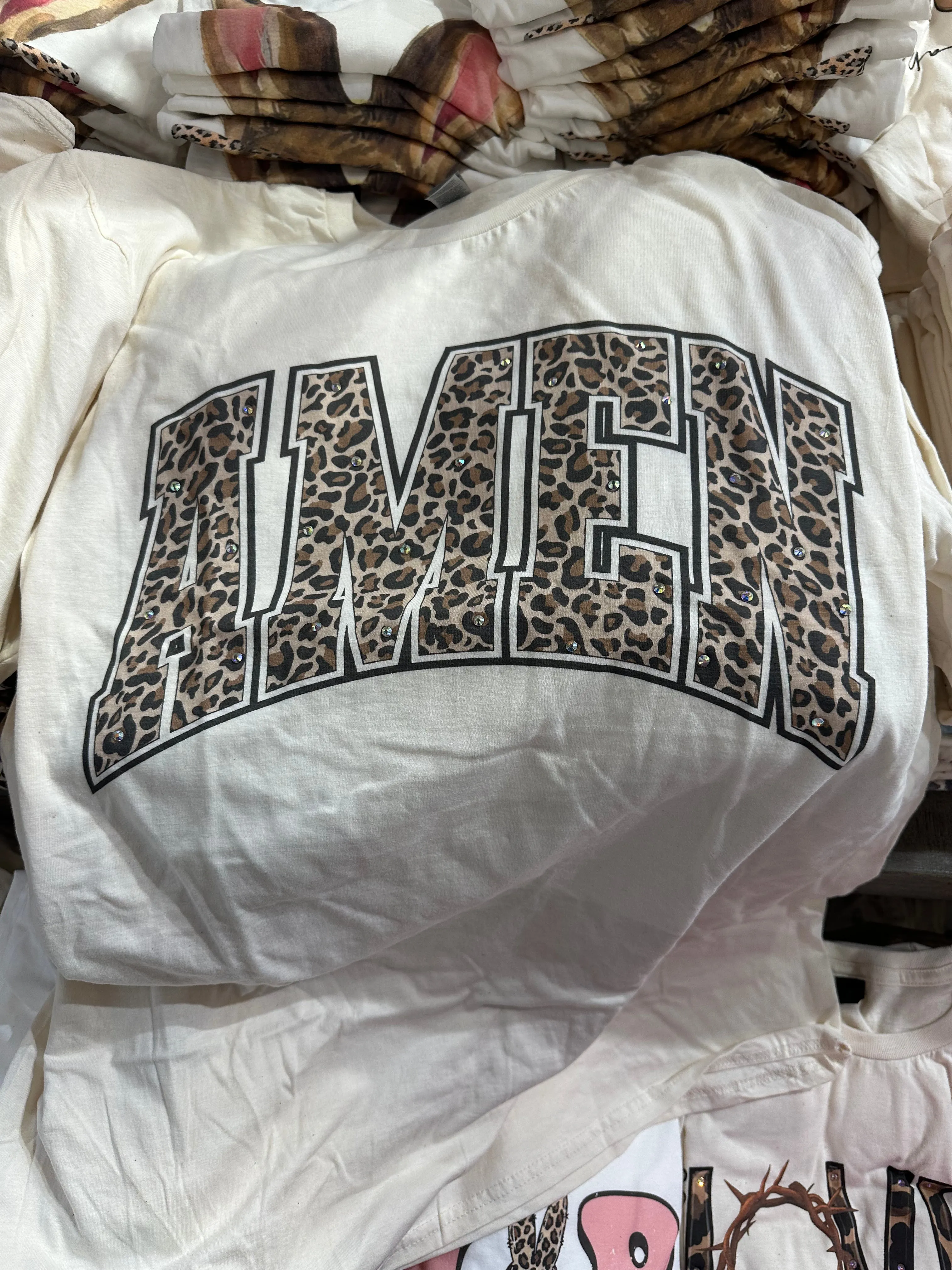 Amen Tee: Tan
