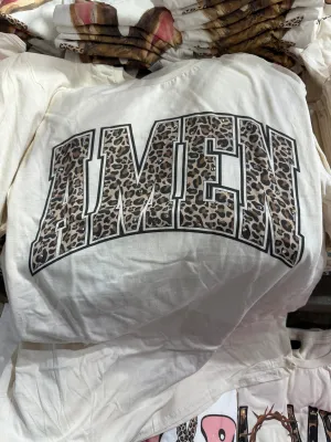 Amen Tee: Tan