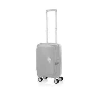 American Tourister Curio Book Opening 55cm Carry-On Suitcase Cool Grey