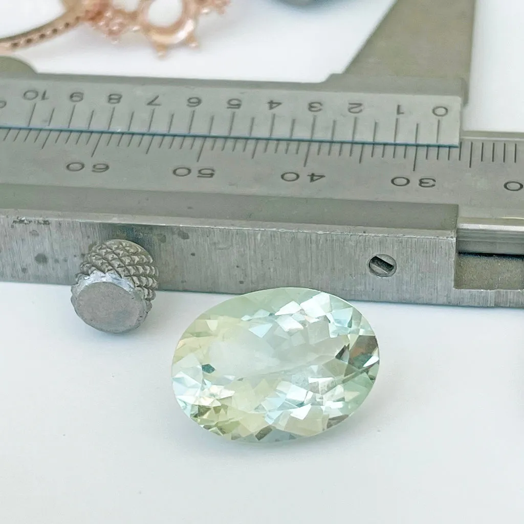 Amethyst - Green Oval Cut - 7.88ct