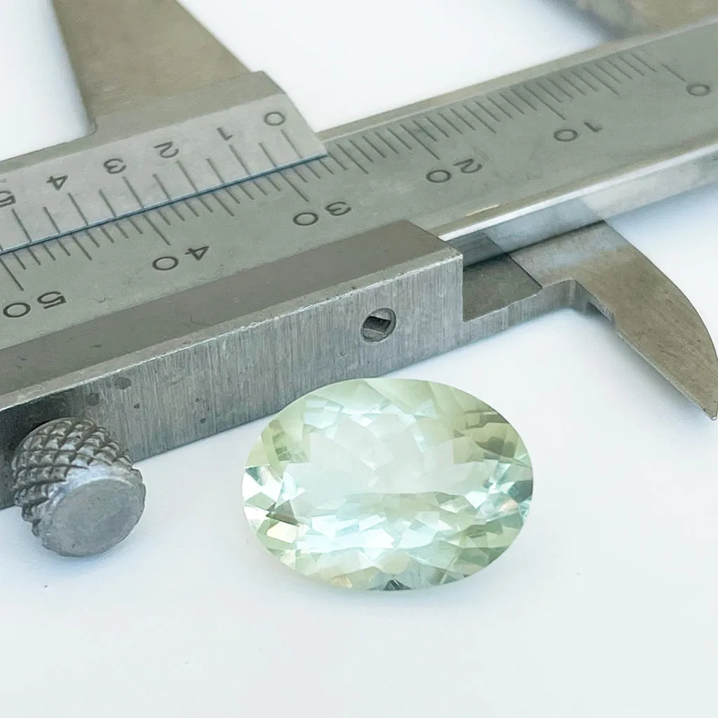 Amethyst - Green Oval Cut - 7.88ct