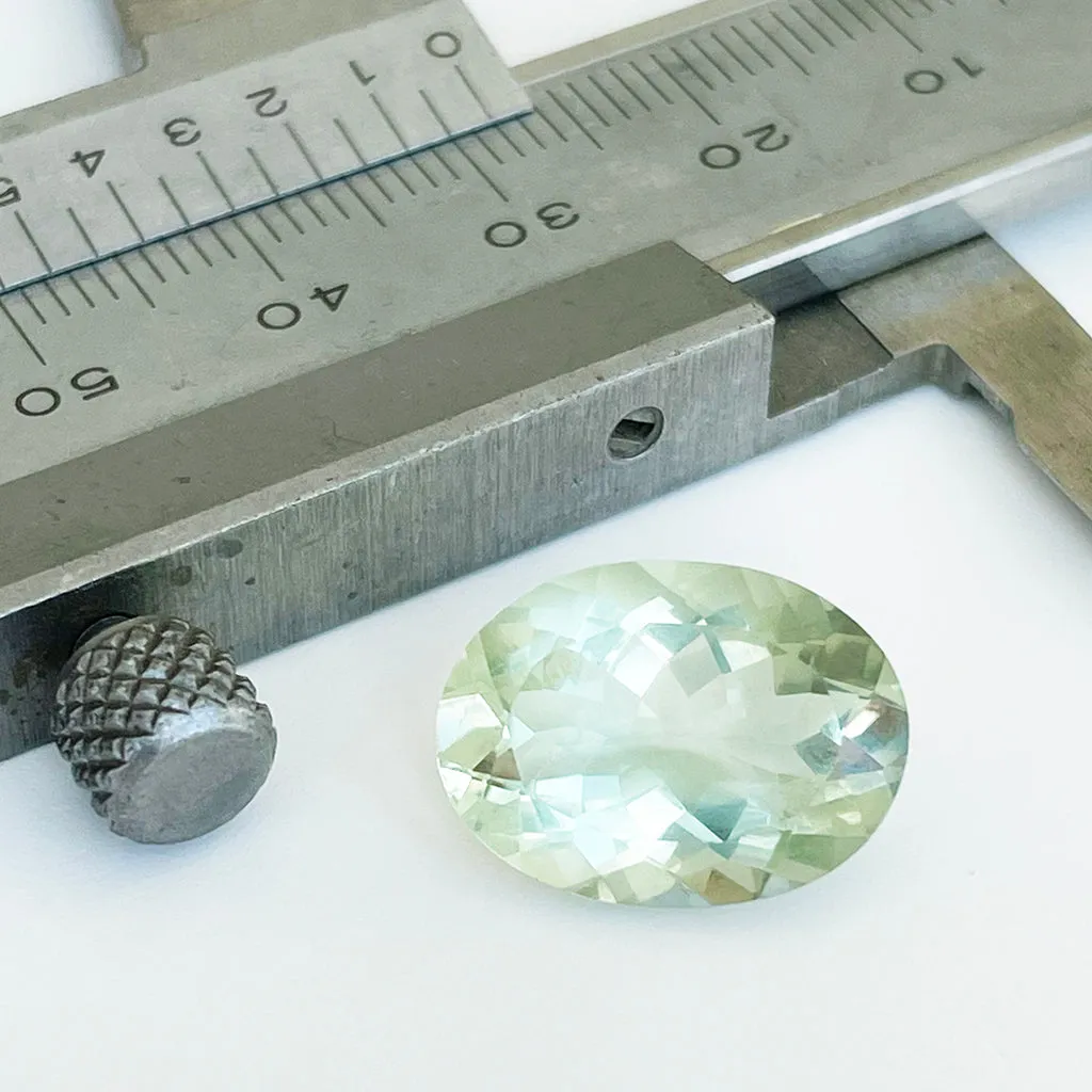 Amethyst - Green Oval Cut - 7.88ct