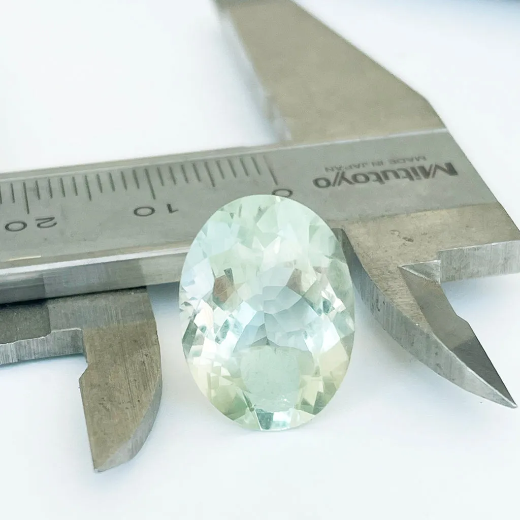 Amethyst - Green Oval Cut - 7.88ct