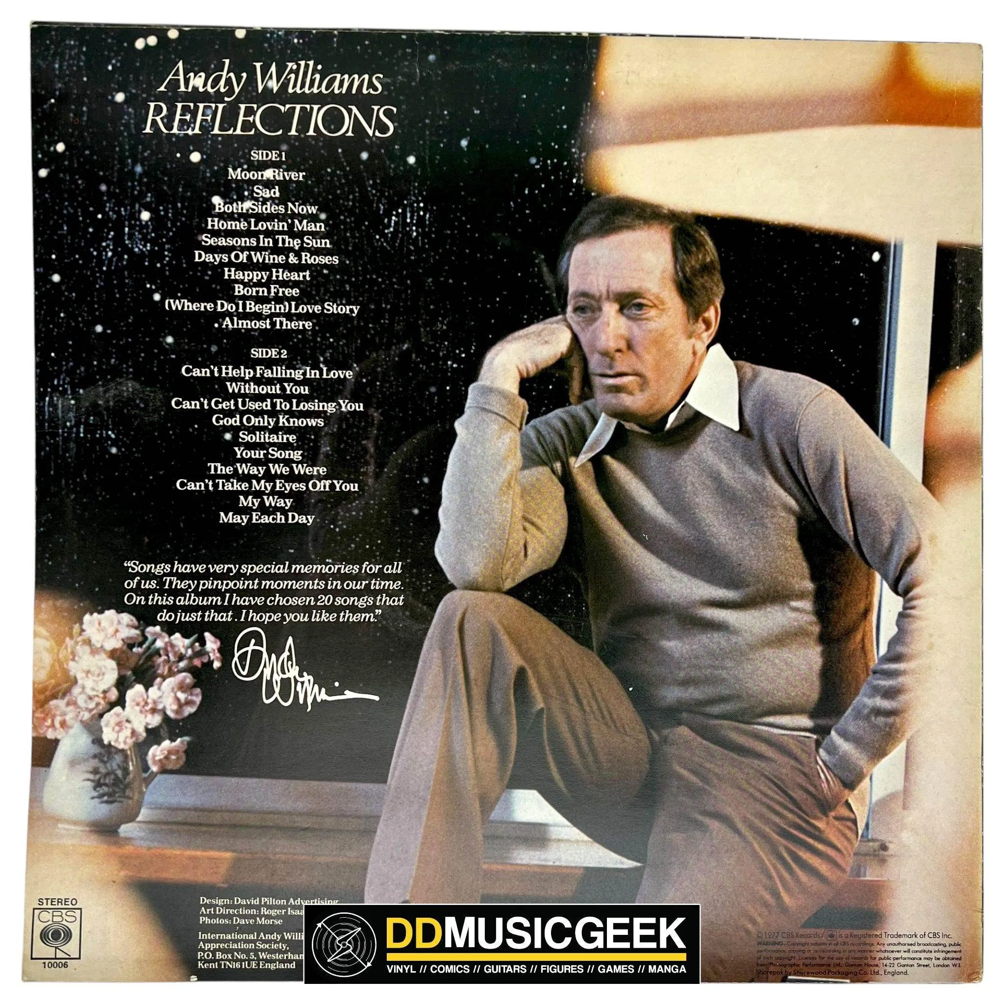 Andy Williams: Reflections (LP, Album, Comp)