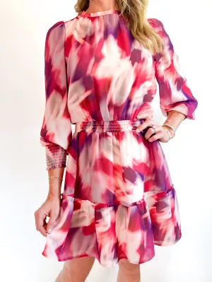 Anelia Smocked Mini Dress