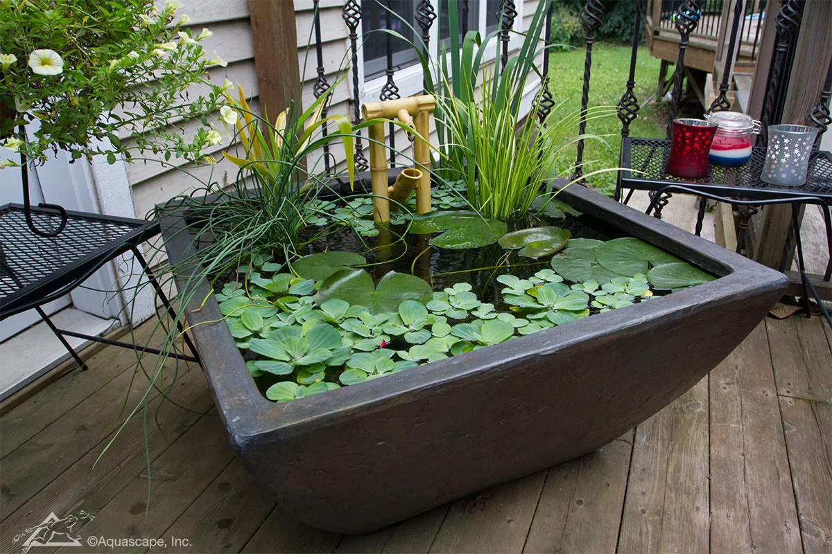 Aquascape Square Textured Gray Slate Patio Ponds