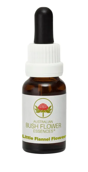 Australian Bush Flower Essences Little Flannel Flower (Stock Bottle) 15ml
