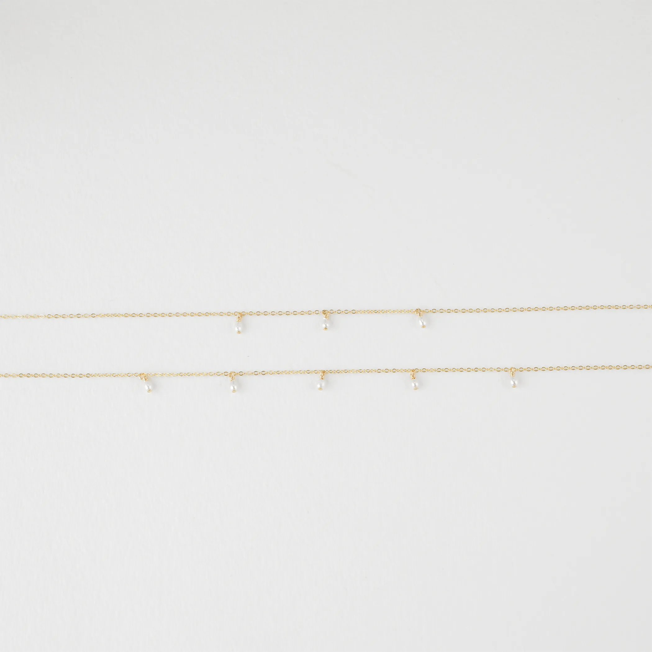 Ava Tiny Oval Pearl Necklace