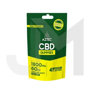 Aztec CBD Broad Spectrum 300mg CBD Gummies - 60 Pieces