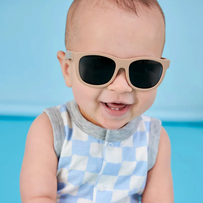 Babiators Eco-Line Navigator Sunglasses - Soft Sand/Smoke Lenses