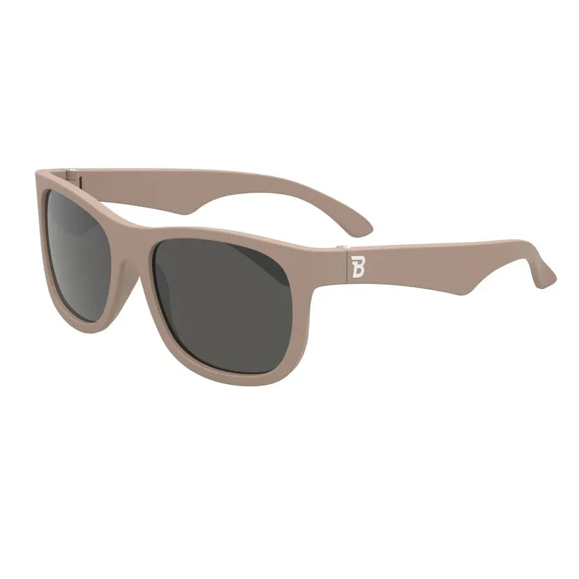 Babiators Eco-Line Navigator Sunglasses - Soft Sand/Smoke Lenses